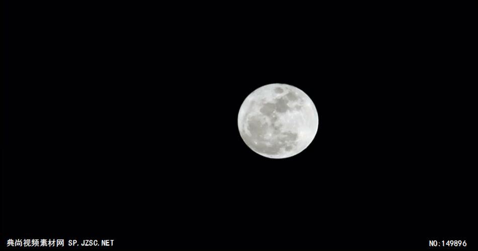 0861-月亮升起06(只有不到2秒) 中国风视频 背景视频