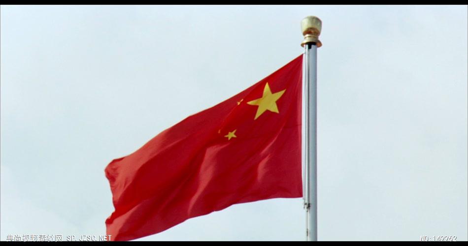 国旗飘扬 中国风视频 背景视频