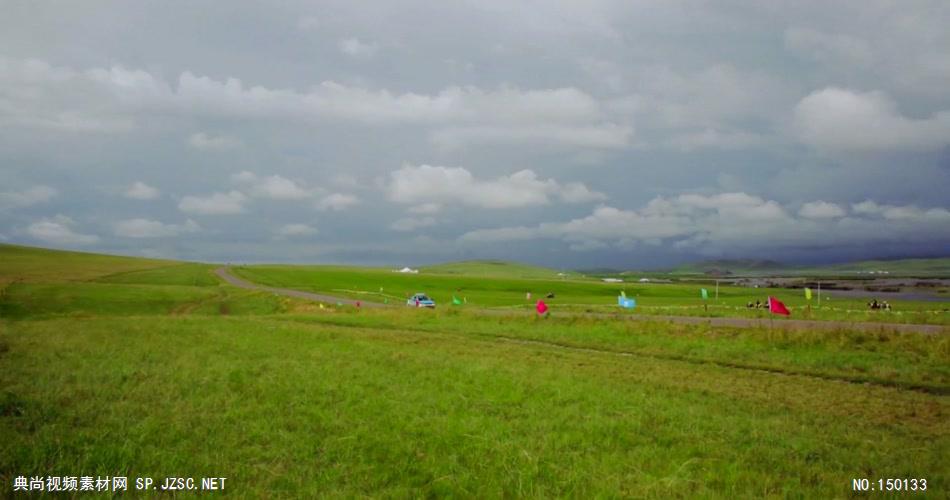 内蒙古呼伦贝尔草原放牧风光片