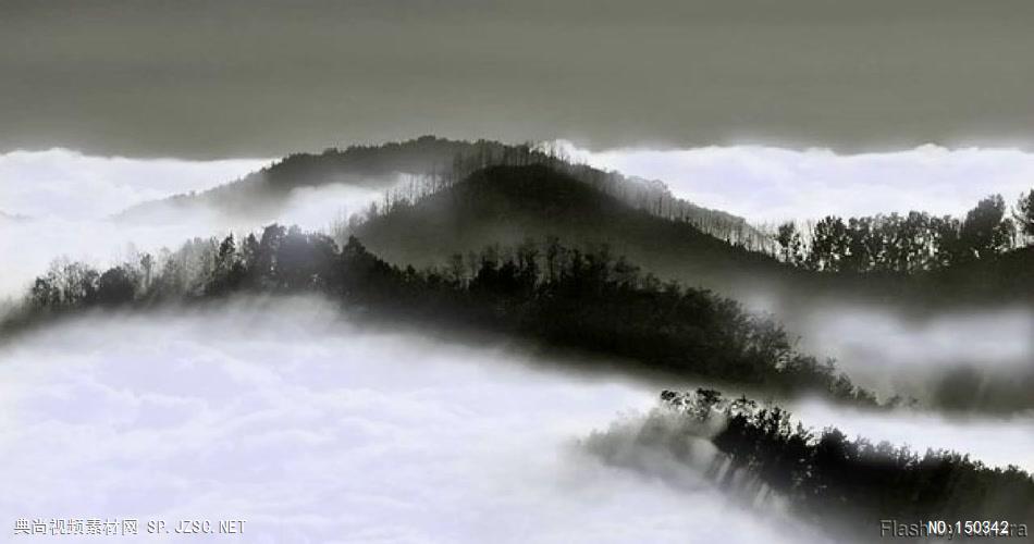 YM1004云海山水水墨意境视频素材 中国风视频 背景视频