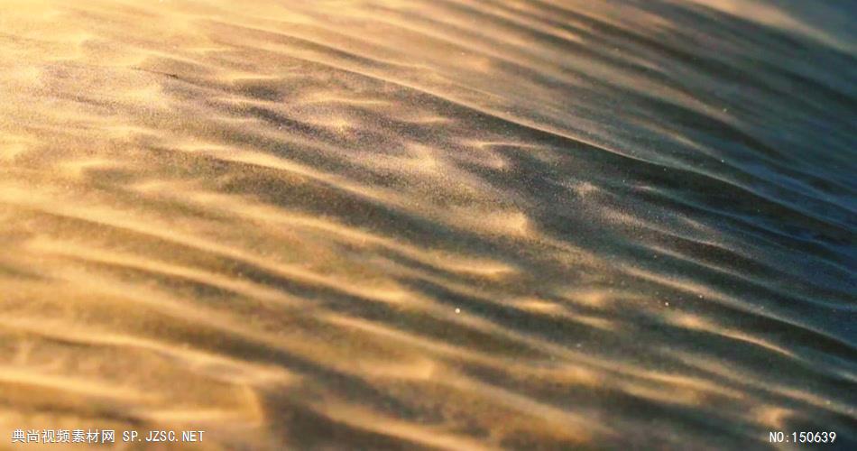 0762-沙漠中的流沙-自然美景实拍视频