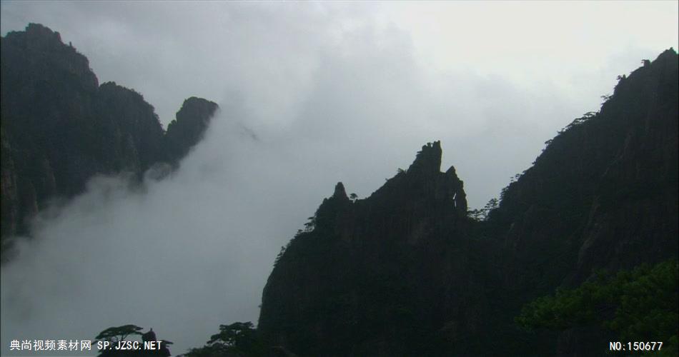 0997-极景山峰07(云雾萦绕)旅游风光类