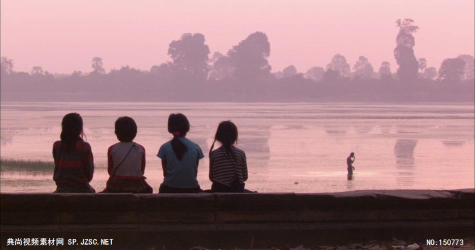 0757-清晨河边-自然美景实拍视频