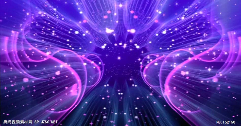 梦幻紫色粒子(有音乐) 动态超炫素材 动感背景 动态背景