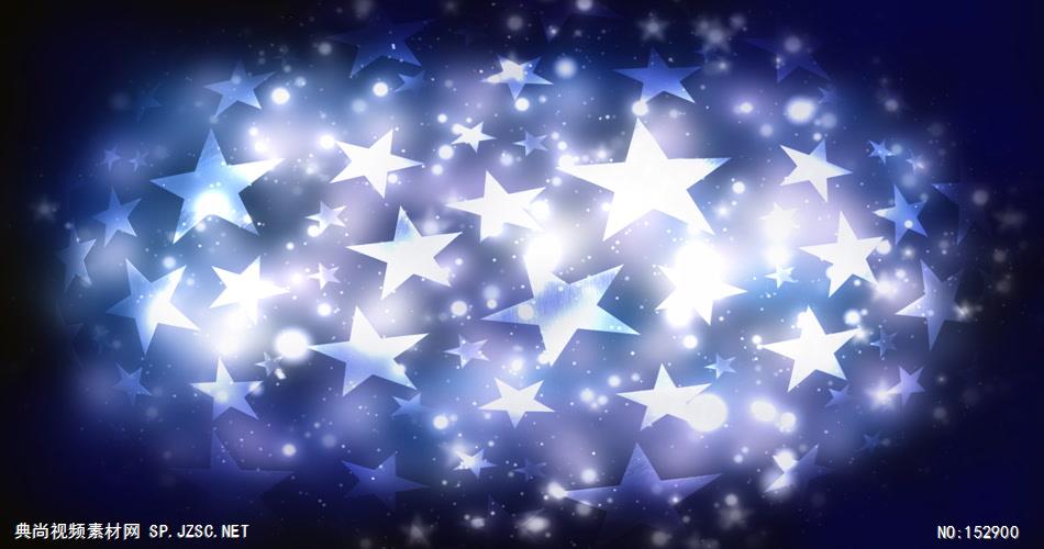 星光灿烂的夜晚 Starry Night 视频动态背景 虚拟背景视频