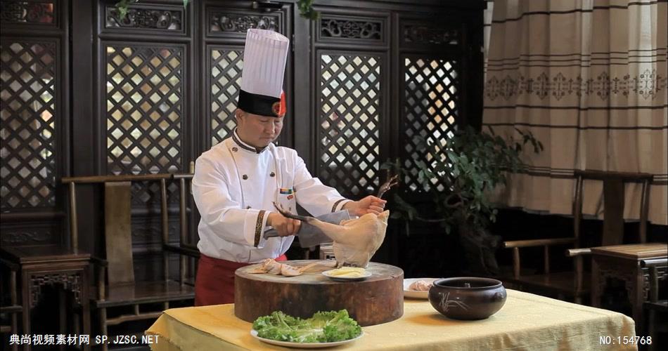 饭店酒楼吃饭聚餐美食火锅高清视频素材餐饮厨师食物厨房厨师做菜3