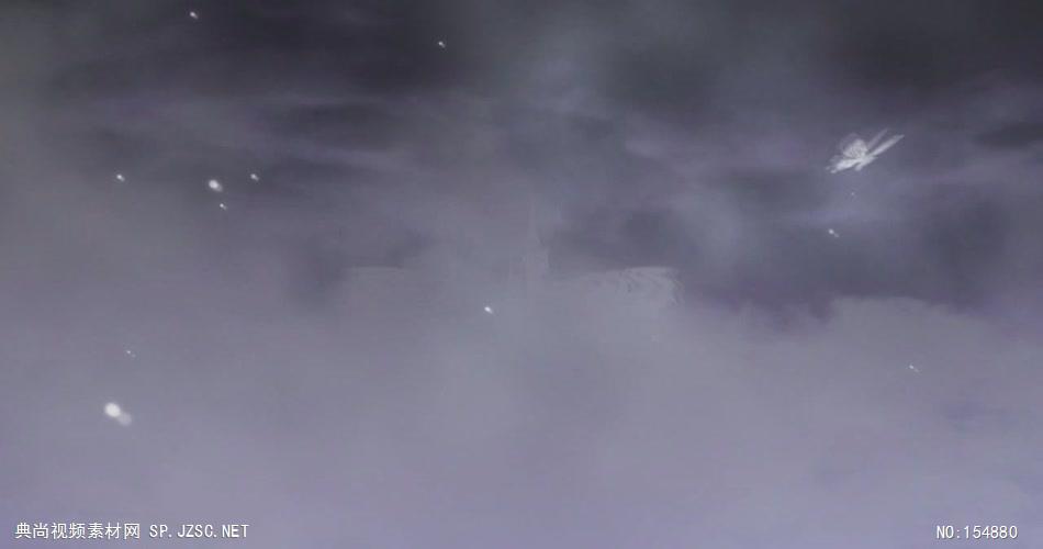 YM1668天空城堡 城堡 宫殿 教堂 视频动态背景 虚拟背景视频