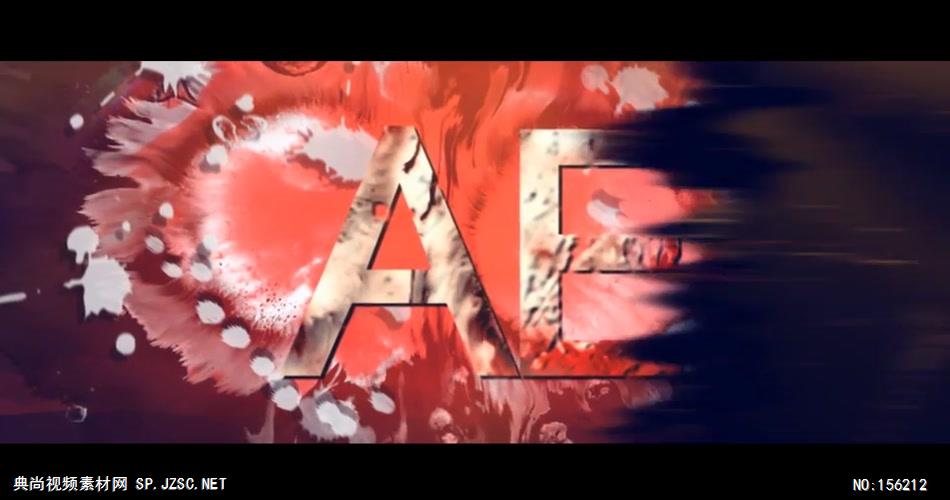 AE：AE水墨流体标题广告展示 ae特效素材17 水墨ae模版 中国元素ae 水墨ae动画视频