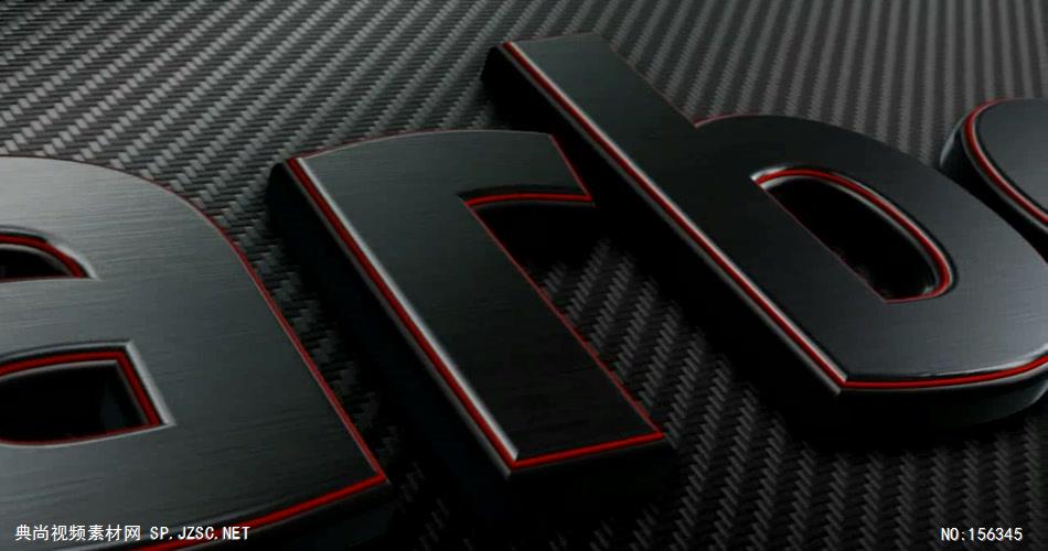 AE：黑色立体LOGO演绎模板 ae特效素材14 商标logo标志ae素材 logo视频ae