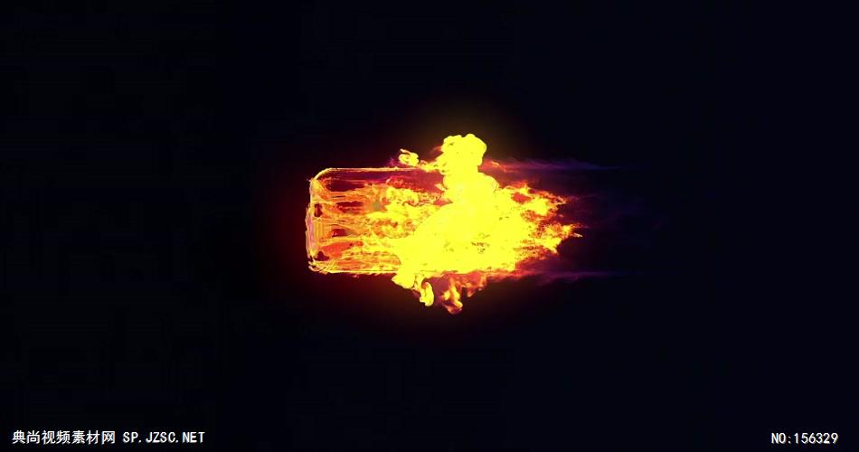 AE：火焰爆炸LOGO展示模板 ae特效素材14 商标logo标志ae素材 logo视频ae