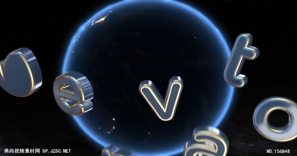 AE：地球标志展示 AE资源15 logo标志ae动画模版 标志动画