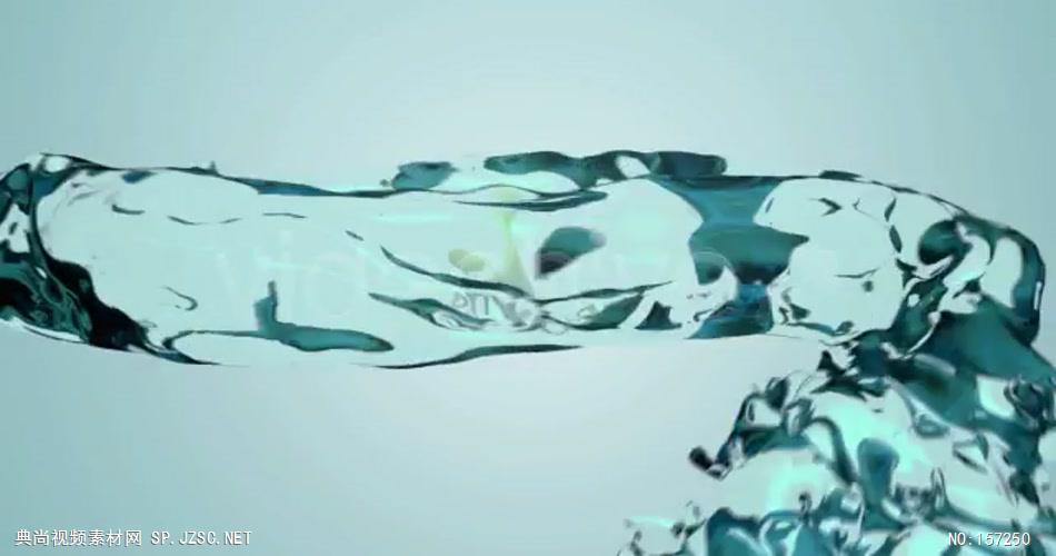 AE：水流体动画标志 ae特效素材下载16 logo标志ae动画模版 标志动画