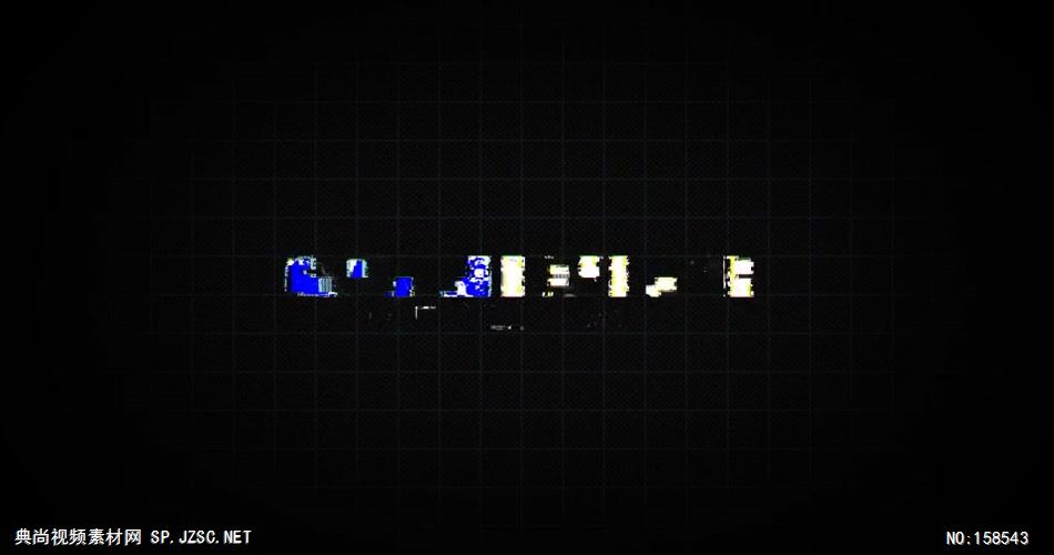 AE：电气故障文字效果模板 AE资源15 文字动画视频ae模板