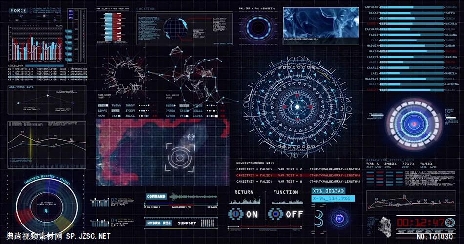 AE：科幻界面动画元素 AE模板文件16