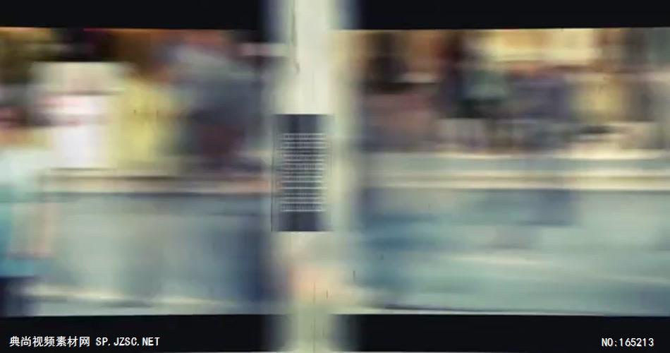 9869 故障杂渍风格城市视频展示 ae素材ae模版
