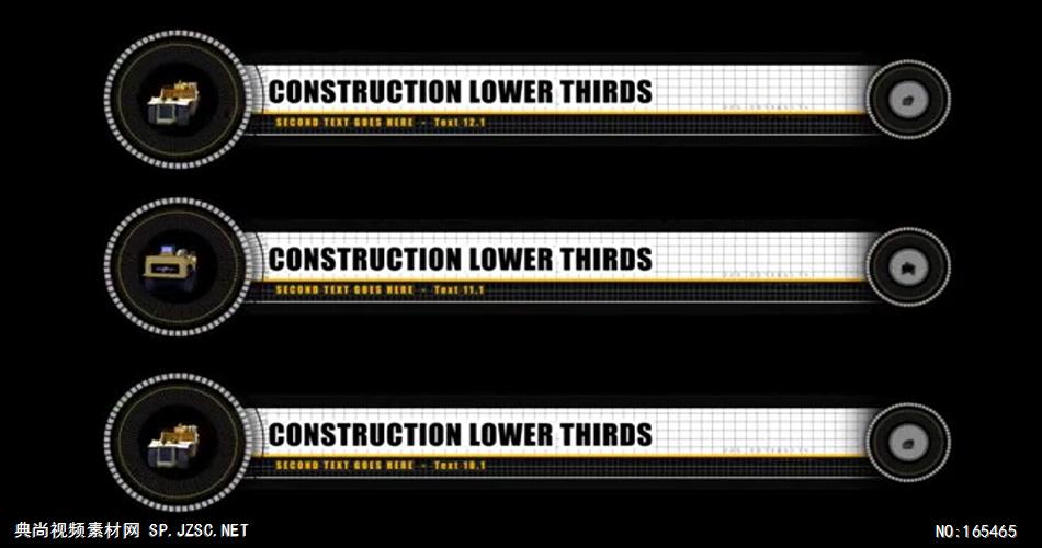 AE：建筑类字幕 ae模板 ae视频素材下载