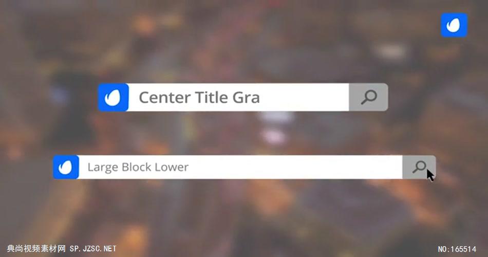 AE：搜索框文字动画 ae模板 ae视频素材下载