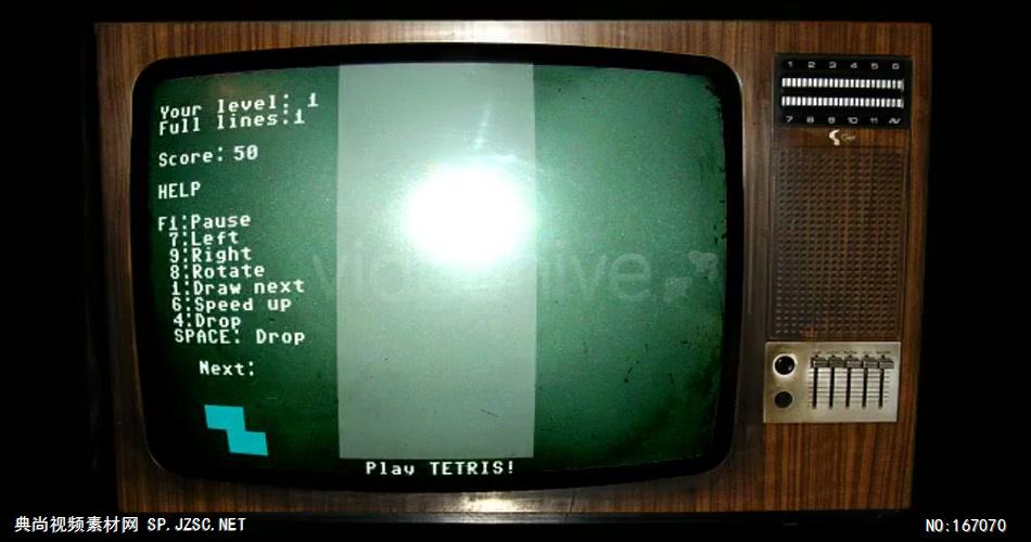11253 复古电视机像素屏标志展示 ae特效下载 AE视频特效 LOGO标志ae源文件