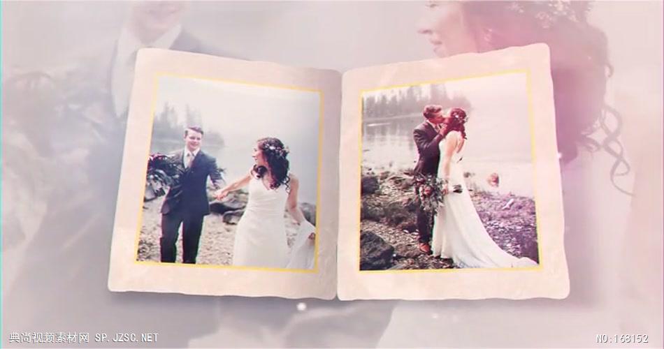 11110 婚礼相册展示 ae特效下载 AE视频特效 相册婚礼相片