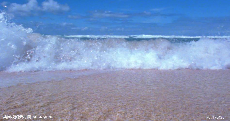 海景波浪海浪53 led视频素材库