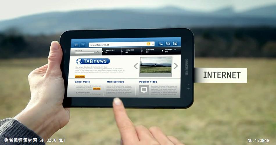 [720P]Samsung Galaxy 平板电脑广告 欧美高清广告视频