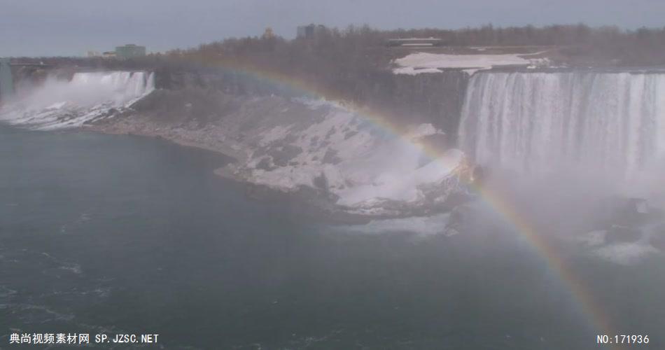 尼亚加拉大瀑布上空的彩虹 Rainbow Over Niagara Falls 高清视频全集_batchStoc Video高清视频素材下载 led视频背景 led下载