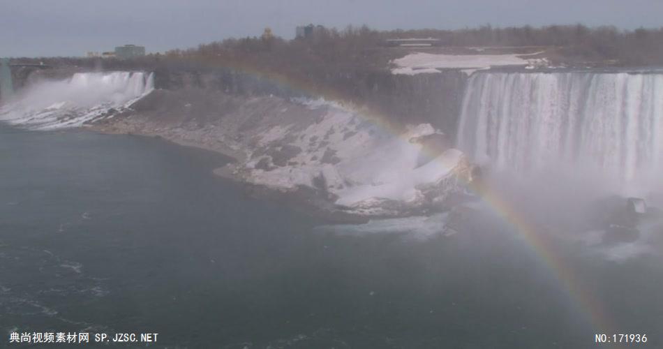 尼亚加拉大瀑布上空的彩虹 Rainbow Over Niagara Falls 高清视频全集_batchStoc Video高清视频素材下载 led视频背景 led下载