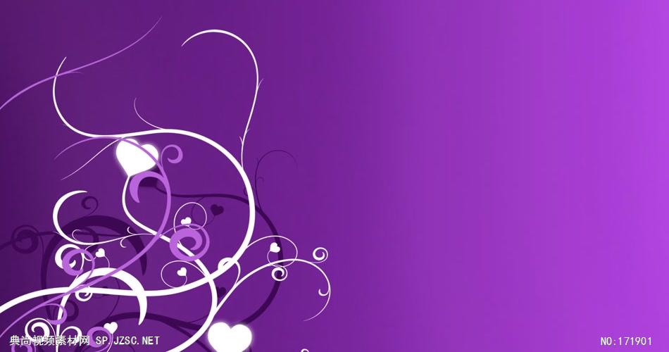 istock_loopable心藤V4紫色背景 iStock_Loopable Heart Vines Background V4 Purple 高清视频全集_batchStoc Video高清视频素材下载 led视频背景 led下载