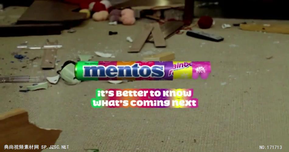 Mentos 搞笑广告蜘蛛篇.720p 欧美高清广告视频