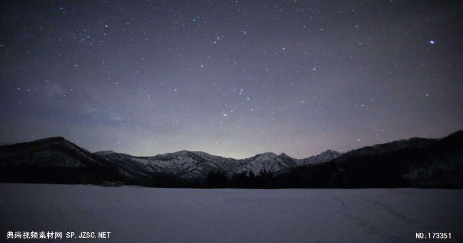 Moonlight_and_Milky_way_rising_at_Daigenta_Canyon延时摄影风光风景视频素材