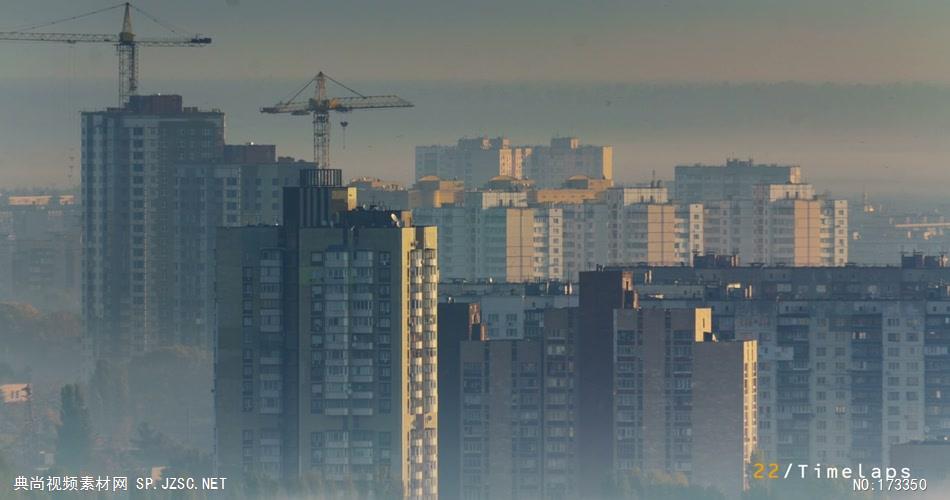 城市-基辅延时摄影风光风景视频素材