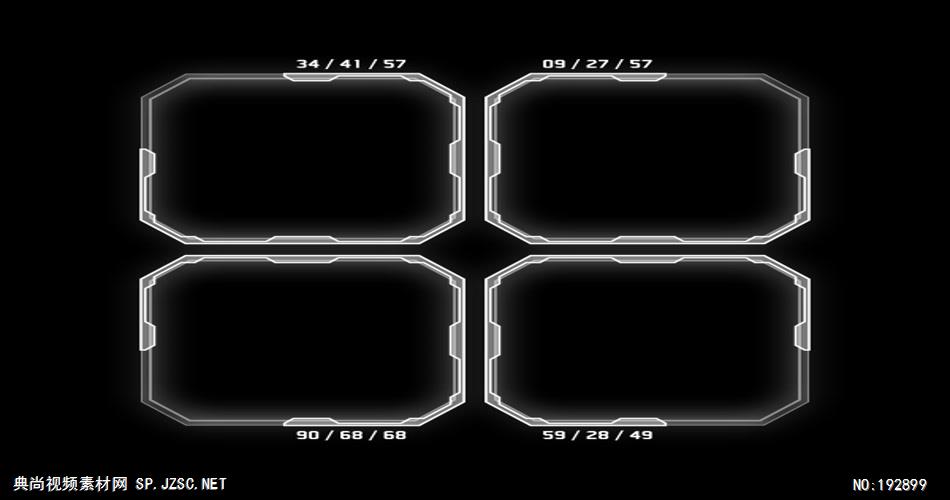 例高科技界面显示素材 -    例高科技界面显示素材Element04 视频素材下载