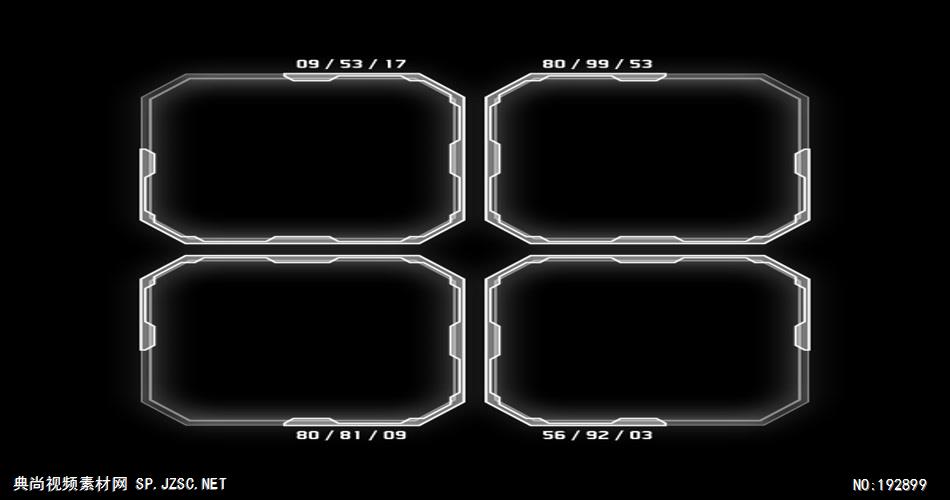 例高科技界面显示素材 -    例高科技界面显示素材Element04 视频素材下载