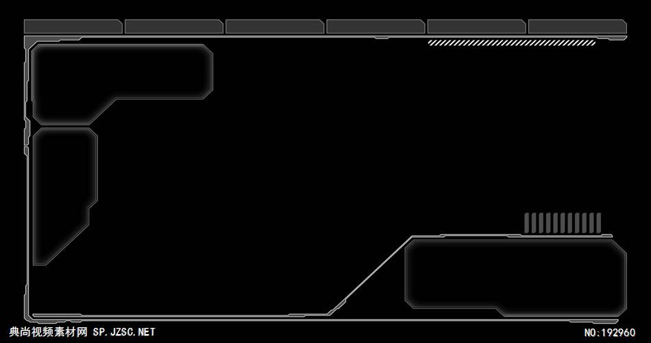 例高科技界面显示素材 -    例高科技界面显示素材HUD02 视频素材下载