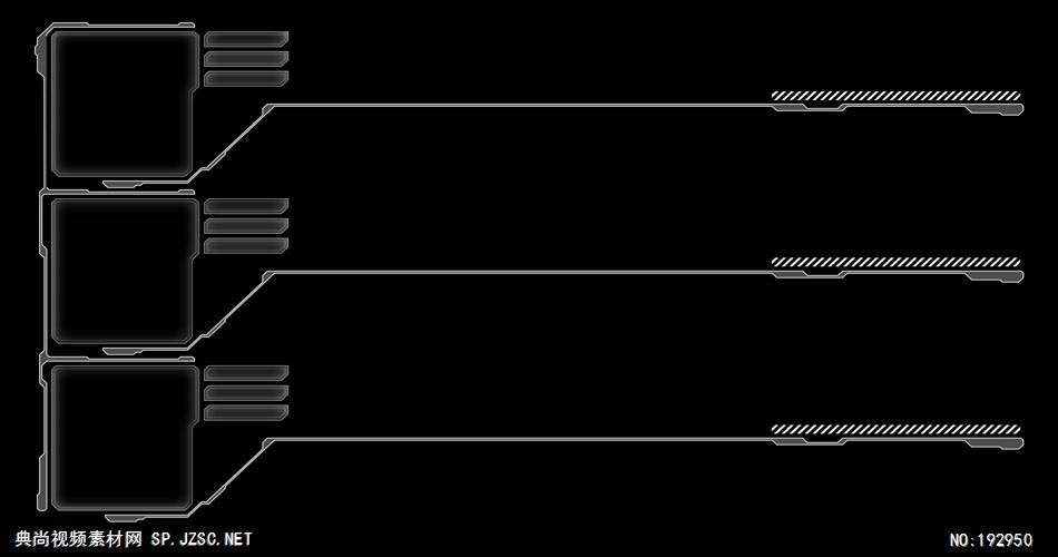 例高科技界面显示素材 -    例高科技界面显示素材HUD06 视频素材下载