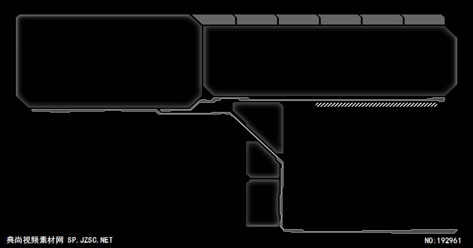 例高科技界面显示素材 -    例高科技界面显示素材HUD03 视频素材下载