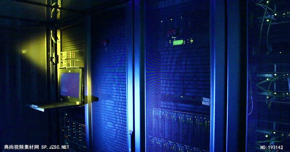 含字幕条、图标动画、实拍素材等 ServerRoom 视频素材下载