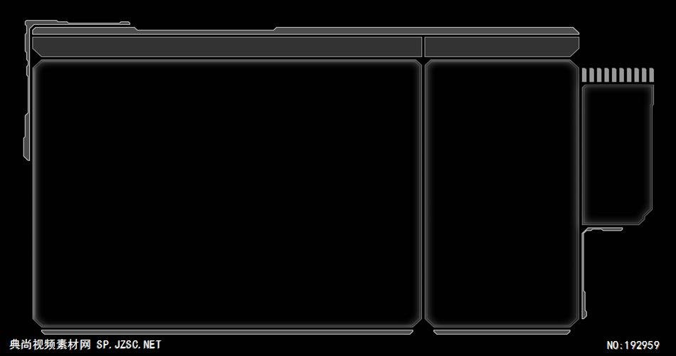 例高科技界面显示素材 -    例高科技界面显示素材HUD05 视频素材下载