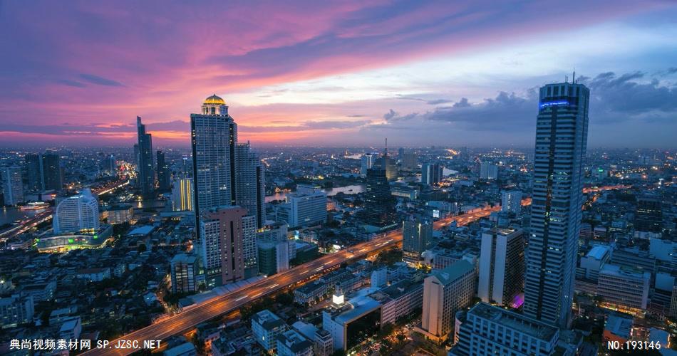 含字幕条、图标动画、实拍素材等 odernCityTimelapse 视频素材下载