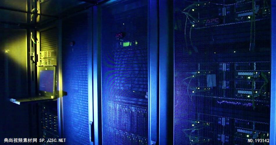 含字幕条、图标动画、实拍素材等 ServerRoom 视频素材下载