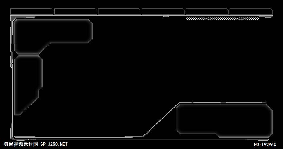 例高科技界面显示素材 -    例高科技界面显示素材HUD02 视频素材下载