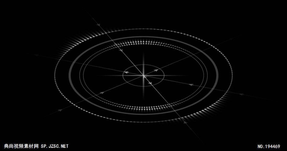 科技感的罗盘箭头素材 circulararrows 视频素材下载