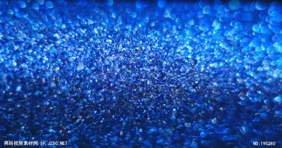 蓝色晶体光斑素材  CobaltCrystalsHD 视频素材下载