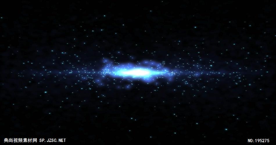 蓝色粒子星光素材BlueStarSpaceLONGH264OV 视频素材下载