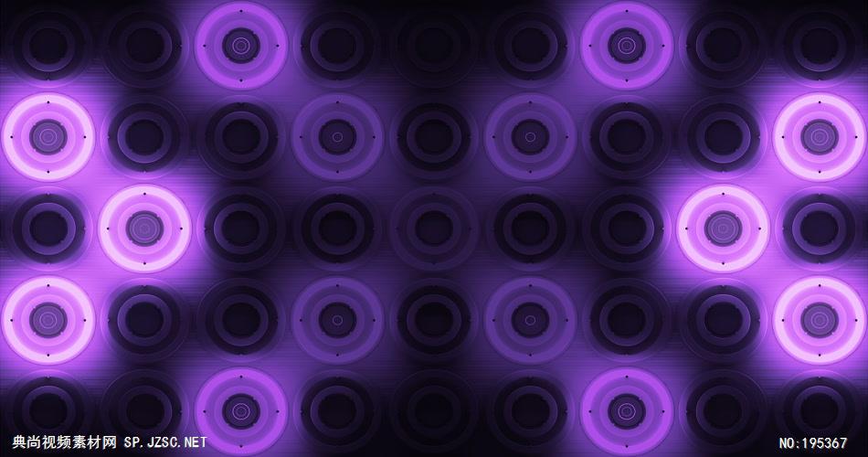 辉光圆圈背景素材，紫色风格      VJPurpleGlowingDiscs11 视频素材下载