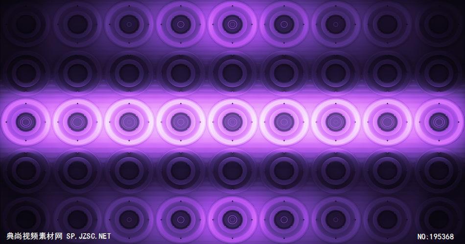 辉光圆圈背景素材，紫色风格      VJPurpleGlowingDiscs10 视频素材下载