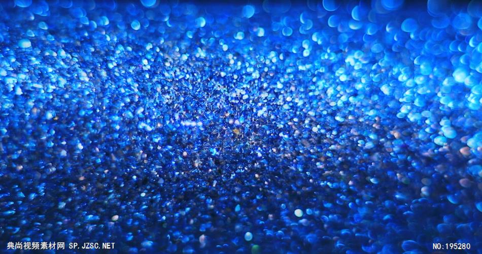 蓝色晶体光斑素材  CobaltCrystalsHD 视频素材下载