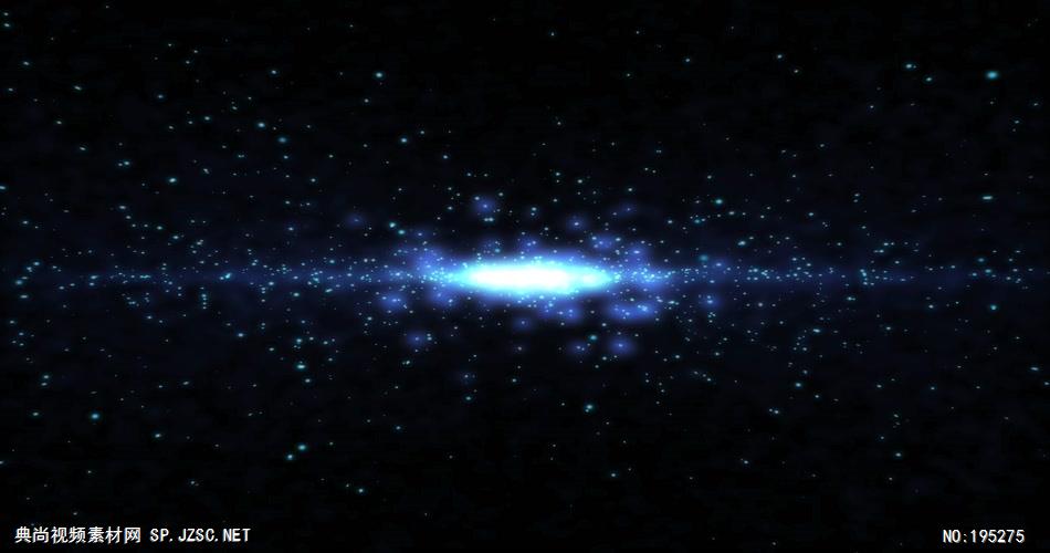 蓝色粒子星光素材BlueStarSpaceLONGH264OV 视频素材下载