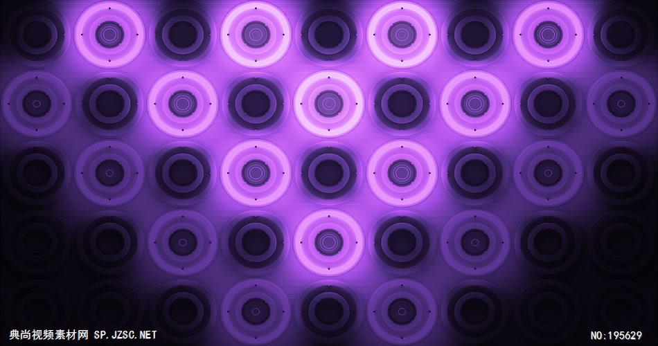 辉光圆圈背景素材，紫色风格      VJPurpleGlowingDiscs5 视频素材下载