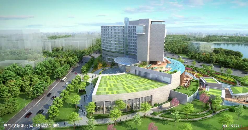 响水县城东星级酒店设计0418 建筑动画视频_batch 房地产三维动画3d动画